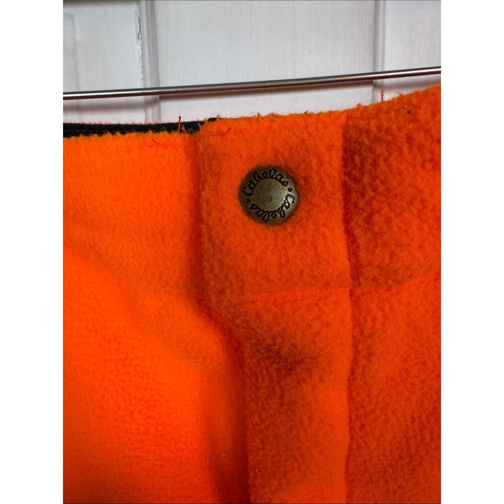 Cabela’s Vintage Whitetail Clothing Made in USA Orange Hunting Pants Sz 2XL - Picture 3 of 8